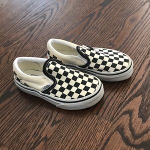Kids checkered vans